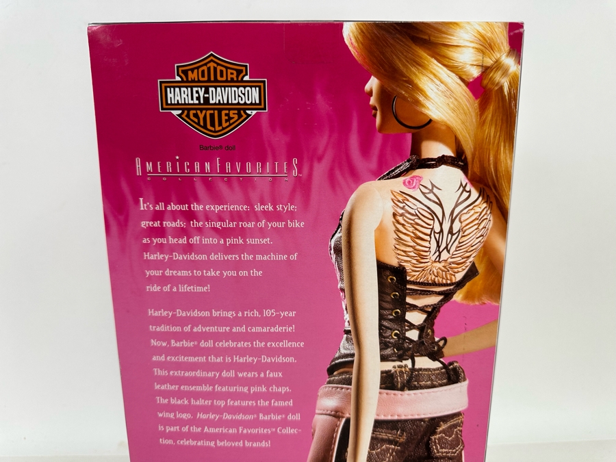 Harley Davidson Pink Label Collection Mattel Barbie Doll 2008 New In Box N6590 [Photo 8]