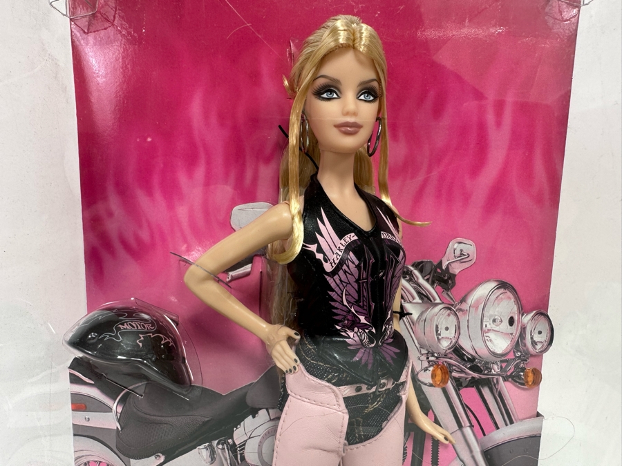 Harley Davidson Pink Label Collection Mattel Barbie Doll 2008 New In Box N6590 [Photo 3]