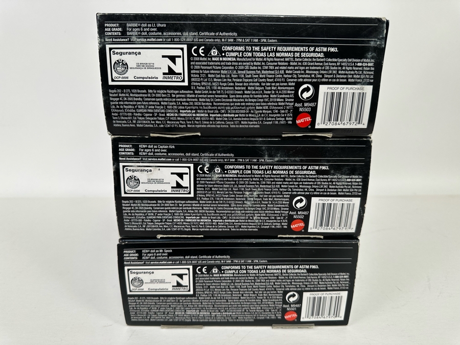 Star Trek Lt. Uhura Pink Label Collection Mattel Barbie Doll 2008 New In Box N5503 [Photo 19]