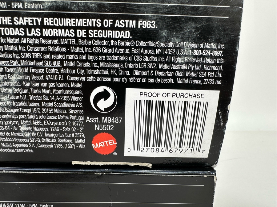 Star Trek Lt. Uhura Pink Label Collection Mattel Barbie Doll 2008 New In Box N5503 [Photo 24]