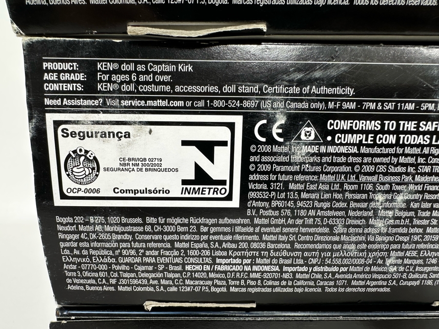 Star Trek Lt. Uhura Pink Label Collection Mattel Barbie Doll 2008 New In Box N5503 [Photo 23]