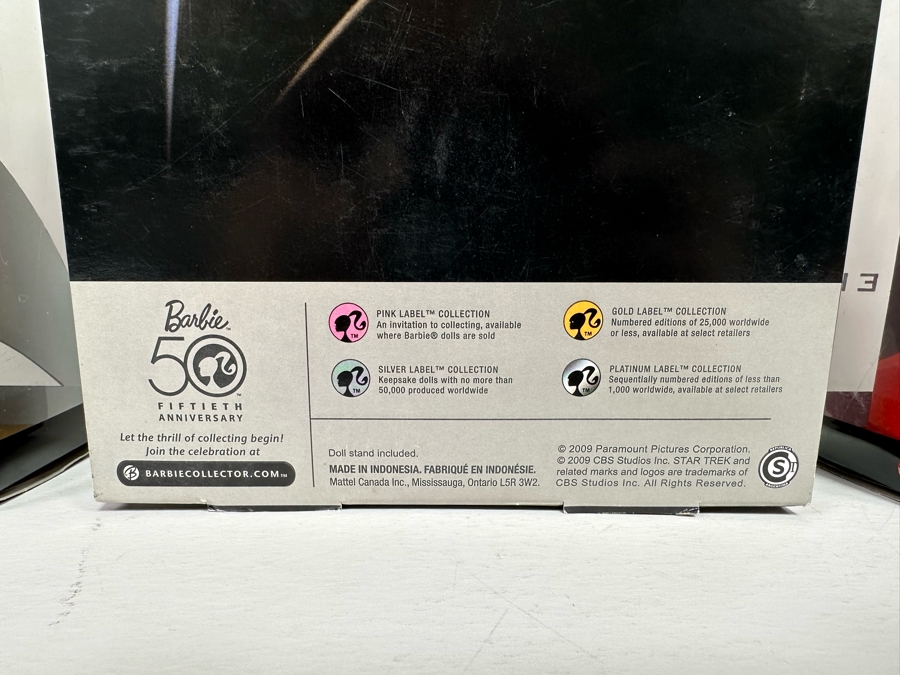 Star Trek Lt. Uhura Pink Label Collection Mattel Barbie Doll 2008 New In Box N5503 [Photo 18]