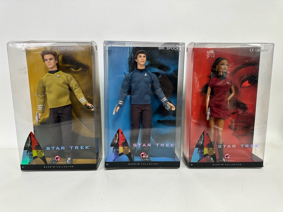 Star Trek Lt. Uhura Pink Label Collection Mattel Barbie Doll 2008 New In Box N5503 [Photo 3]