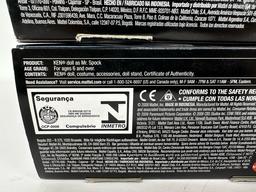 Star Trek Lt. Uhura Pink Label Collection Mattel Barbie Doll 2008 New In Box N5503 [Photo 25]