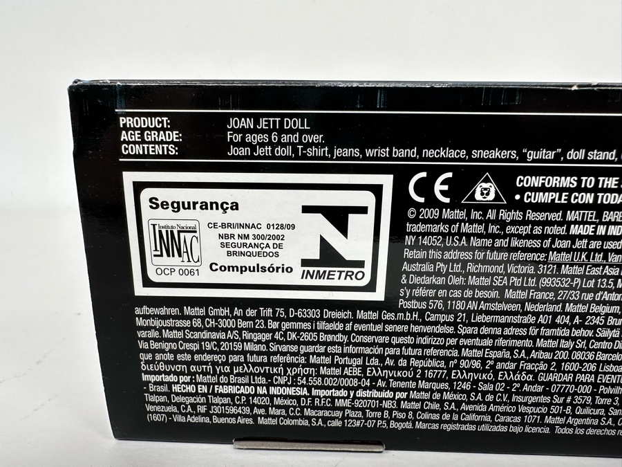 Joan Jett Pink Label Collection Mattel Barbie Doll 2009 New In Box R4461 [Photo 10]