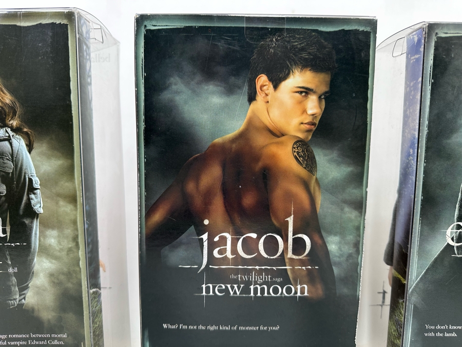 Twilight and New Moon Movie Pink Label Collection Mattel Barbie Dolls Edward, Jacob and Bella 2009 New In Box R4161/R9909/R4162 [Photo 12]