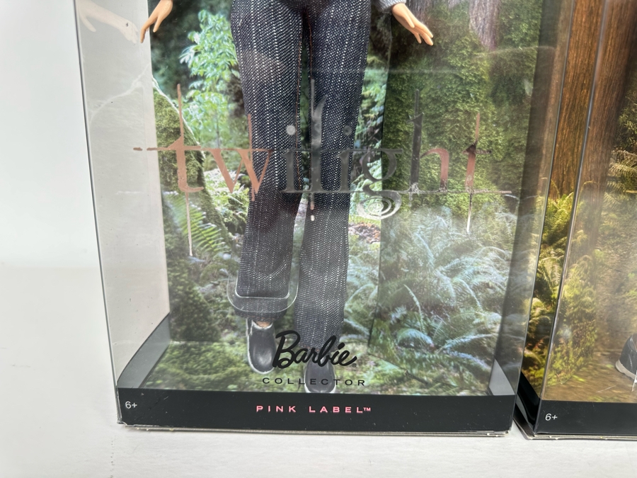 Twilight and New Moon Movie Pink Label Collection Mattel Barbie Dolls Edward, Jacob and Bella 2009 New In Box R4161/R9909/R4162 [Photo 6]