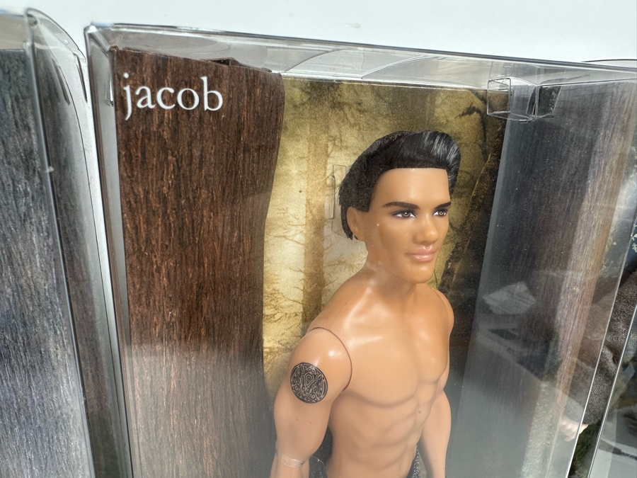 Twilight and New Moon Movie Pink Label Collection Mattel Barbie Dolls Edward, Jacob and Bella 2009 New In Box R4161/R9909/R4162 [Photo 4]