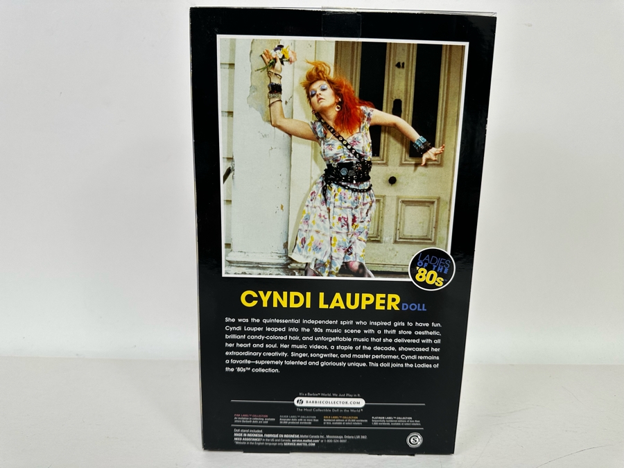 Cyndi Lauper Pink Label Collection Mattel Barbie Doll 2009 New In Box R4460 [Photo 6]