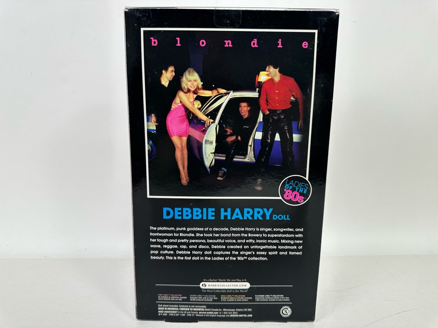 Debbie Harry Pink Label Collection Mattel Barbie Doll 2009 New In Box R4459 [Photo 7]