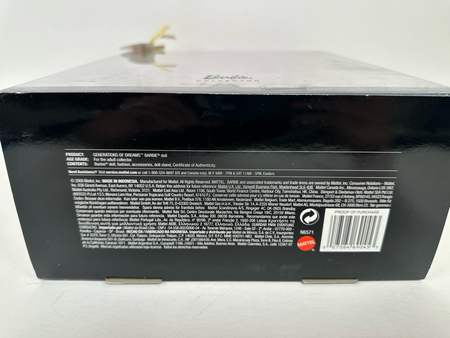 Generations of Dreams Pink Label Collection 50th Anniversary Mattel Barbie Doll 2008 New In Box N6571 [Photo 11]
