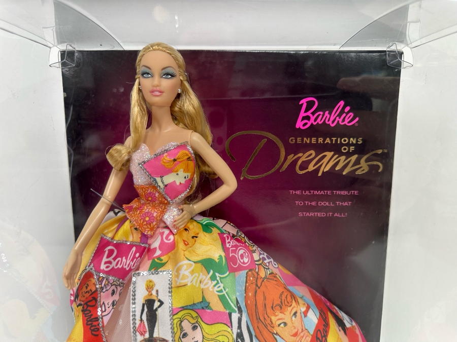 Generations of Dreams Pink Label Collection 50th Anniversary Mattel Barbie Doll 2008 New In Box N6571 [Photo 3]