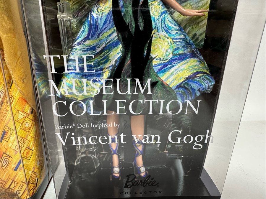The Museum Collection: Gustav Klimt and Vincent van Gough Pink Label Collection Mattel Barbie Dolls 2010 New In Box V0445/V0443 [Photo 8]