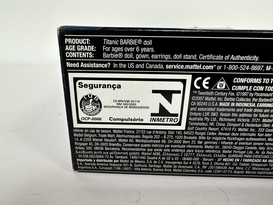 Titanic Pink Label Collection Mattel Barbie Doll 2007 New In Box K8666 [Photo 9]