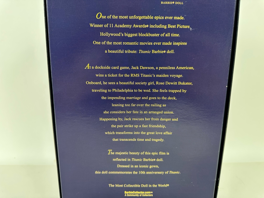 Titanic Pink Label Collection Mattel Barbie Doll 2007 New In Box K8666 [Photo 7]