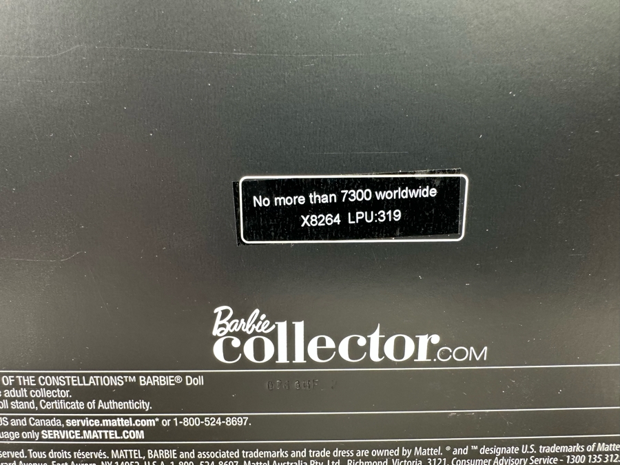 Queen of the Constellations Limited Edition of 7,300 Gold Label Collection Mattel Barbie Doll 2012 New In Box X8264 [Photo 13]