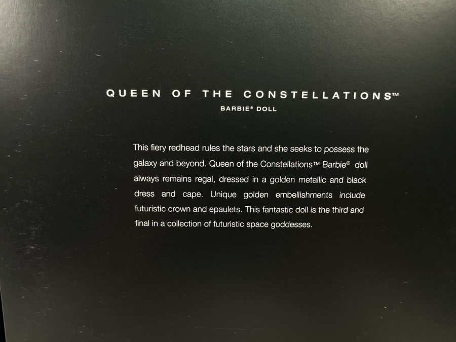 Queen of the Constellations Limited Edition of 7,300 Gold Label Collection Mattel Barbie Doll 2012 New In Box X8264 [Photo 10]