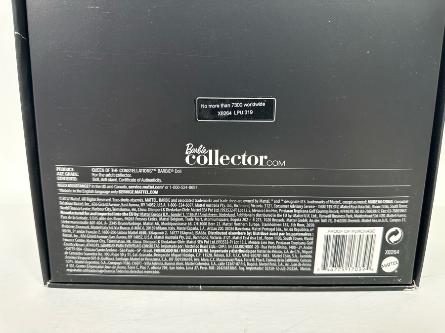 Queen of the Constellations Limited Edition of 7,300 Gold Label Collection Mattel Barbie Doll 2012 New In Box X8264 [Photo 11]