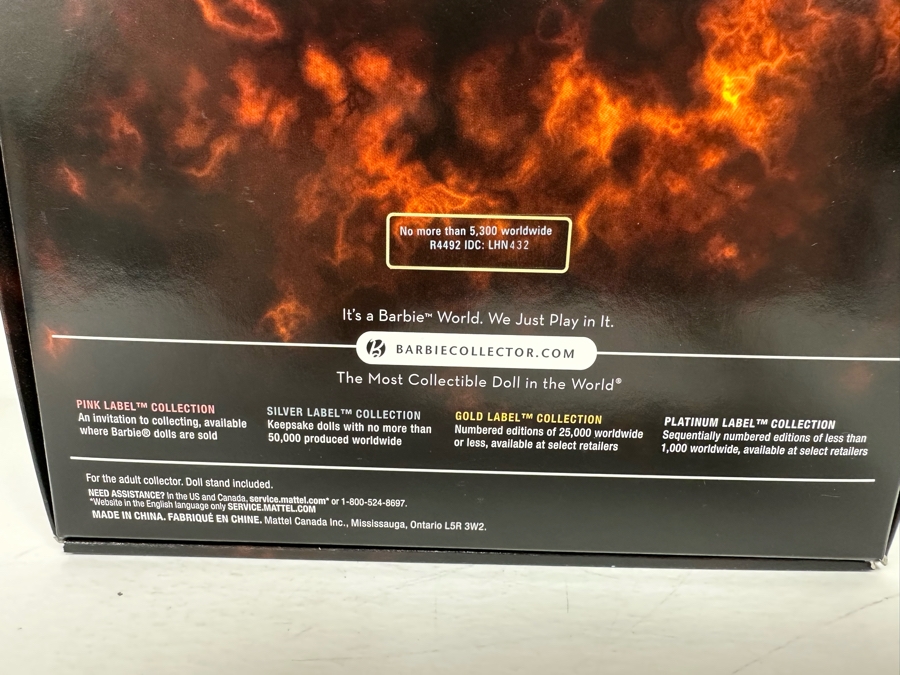 Athena Limited Edition of 5,300 Gold Label Collection Mattel Barbie Doll 2009 New In Box R4492 [Photo 13]