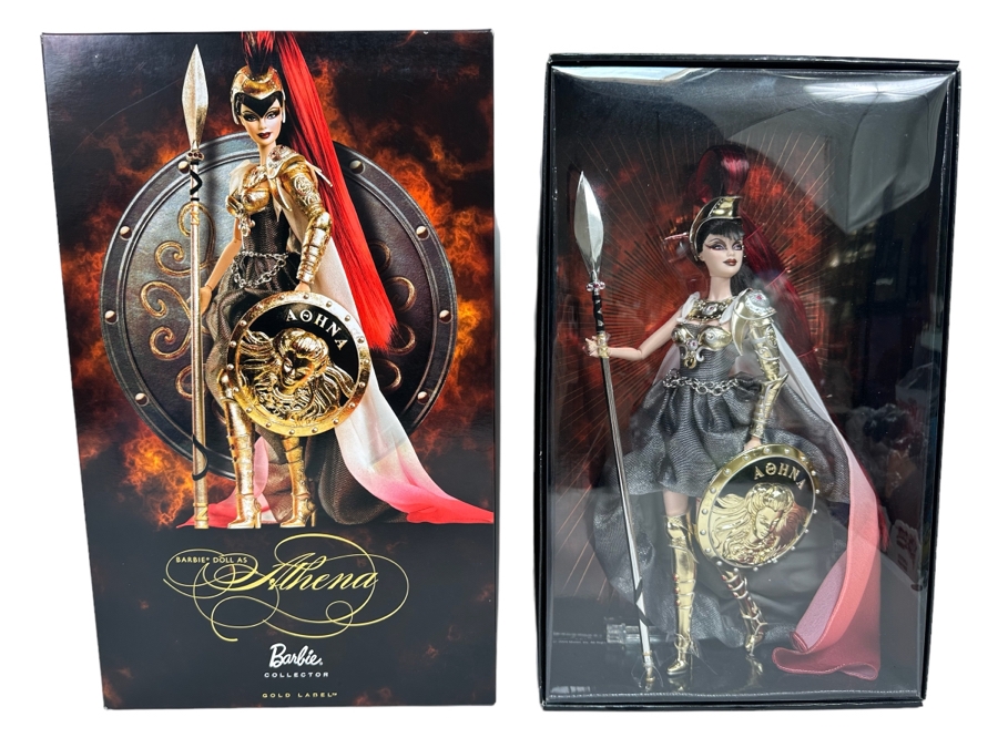 Athena Limited Edition of 5,300 Gold Label Collection Mattel Barbie Doll 2009 New In Box R4492