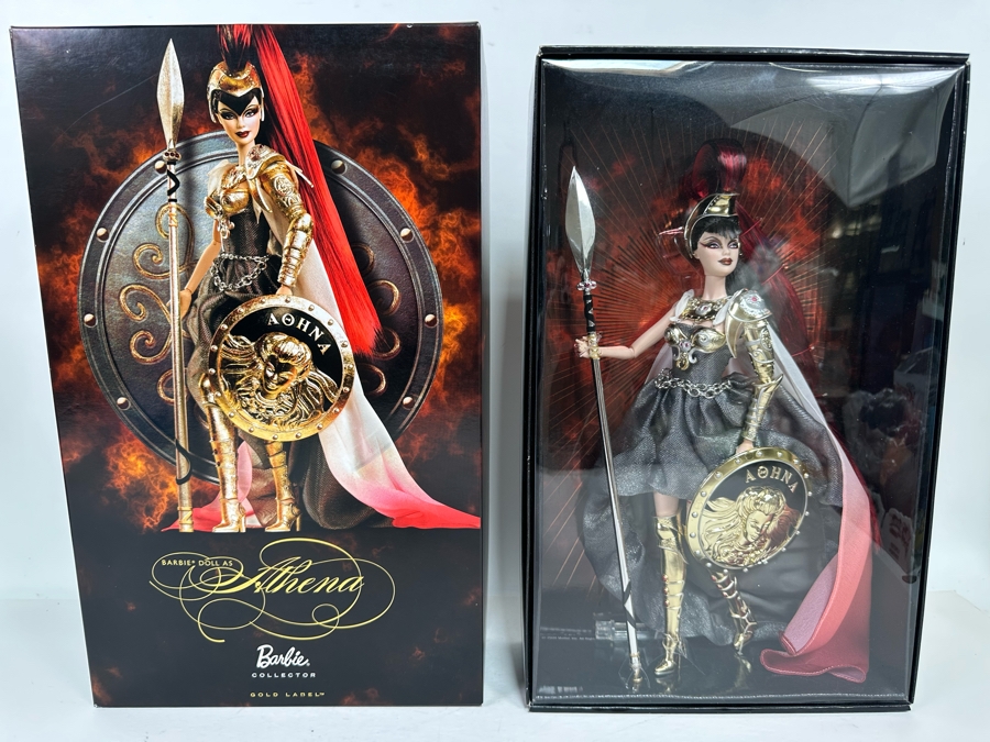 Athena Limited Edition of 5,300 Gold Label Collection Mattel Barbie Doll 2009 New In Box R4492 [Photo 3]