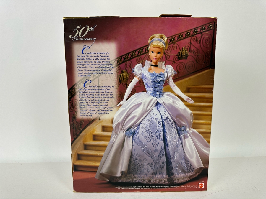 Walt Disney’s 50th Anniversary Cinderella Doll 1999 New in Box 26291 [Photo 8]