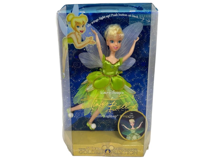 Walt Disney's Tinker Bell Doll with Light Up Wings 50 Years of