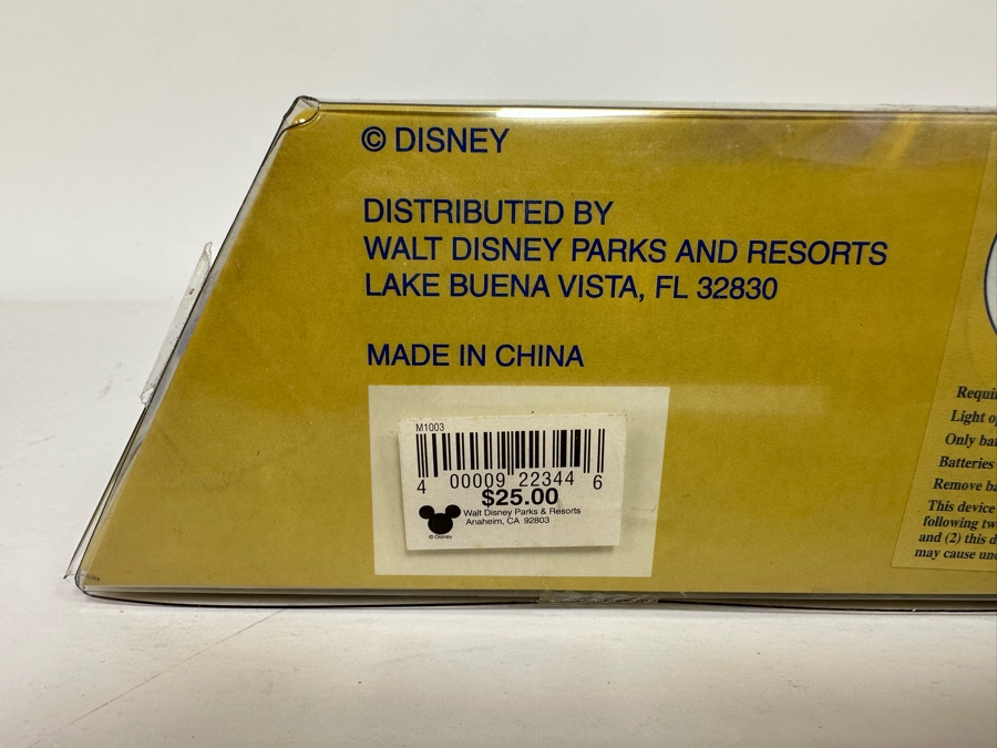 Walt Disney’s Tinker Bell Doll with Light Up Wings 50 Years of Disney Theme Parks Golden Edition New in Box [Photo 11]