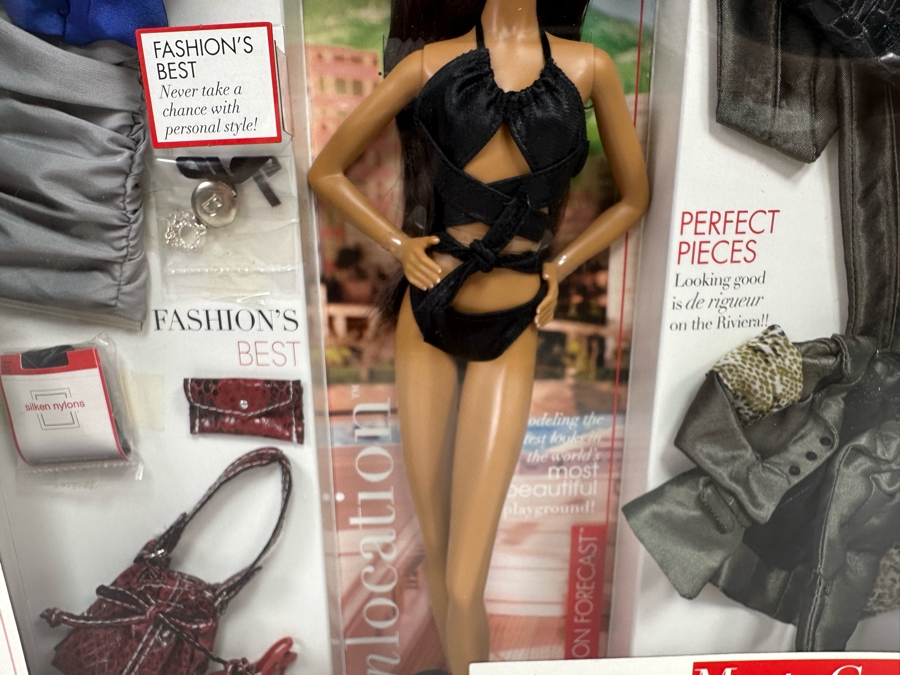 Best Models On Location: Monte Carlo Pink Label Collection Mattel Barbie Doll 2006 New In Box J0944 [Photo 5]