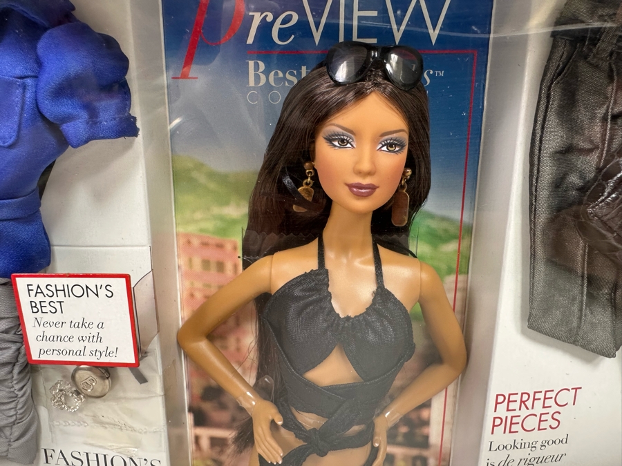 Best Models On Location: Monte Carlo Pink Label Collection Mattel Barbie Doll 2006 New In Box J0944 [Photo 4]