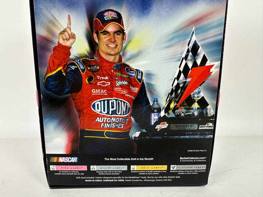 Jeff Gordon Pink Label Collection Mattel Barbie Doll 2006 New In Box K7905 [Photo 7]