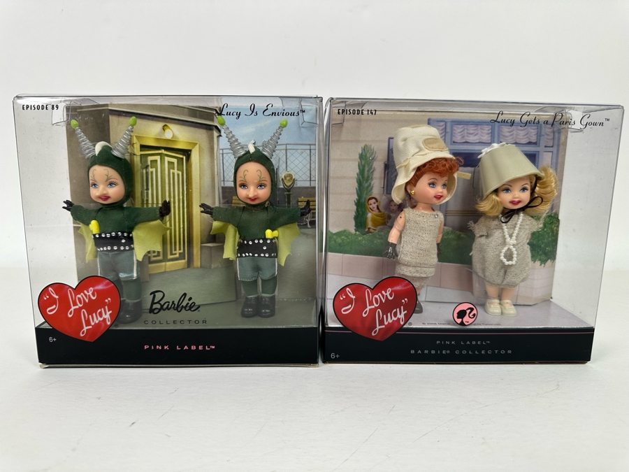 I Love Lucy Pink Label Collection Mattel Barbie Dolls: “Lucy