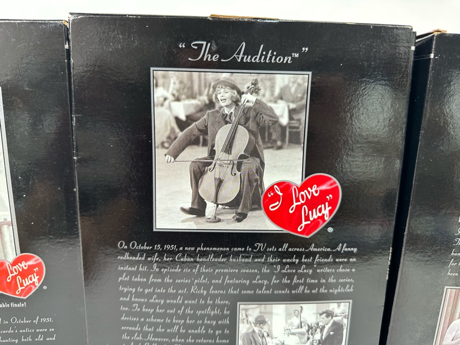 I Love Lucy Collector Mattel Barbie Dolls: “Lucy Gets in Pictures” Lucy Doll, “The Operetta” Lucy Doll, “The Audition” Lucy Doll “Lucy and Ethel Buy the Same Dress” Lucy and Ethel Dolls 2005/2006/2007/2006 New In Box J0878/G8057/L8808/K8670 [Photo 14]