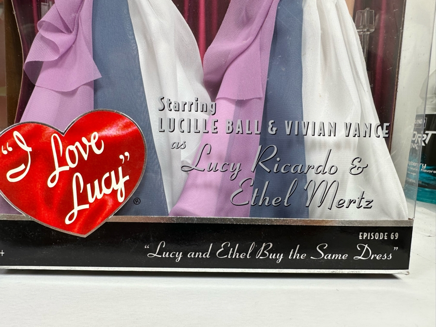 I Love Lucy Collector Mattel Barbie Dolls: “Lucy Gets in Pictures” Lucy Doll, “The Operetta” Lucy Doll, “The Audition” Lucy Doll “Lucy and Ethel Buy the Same Dress” Lucy and Ethel Dolls 2005/2006/2007/2006 New In Box J0878/G8057/L8808/K8670 [Photo 9]