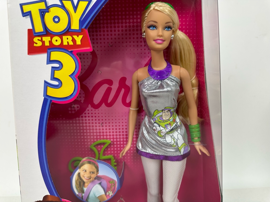 Toy Story 3 Mattel Barbie Dolls: Barbie Loves Buzz!, Barbie Loves Alien!, Barbie Loves Woody! 2009 New In Box R9295/R9296/R9297 [Photo 10]