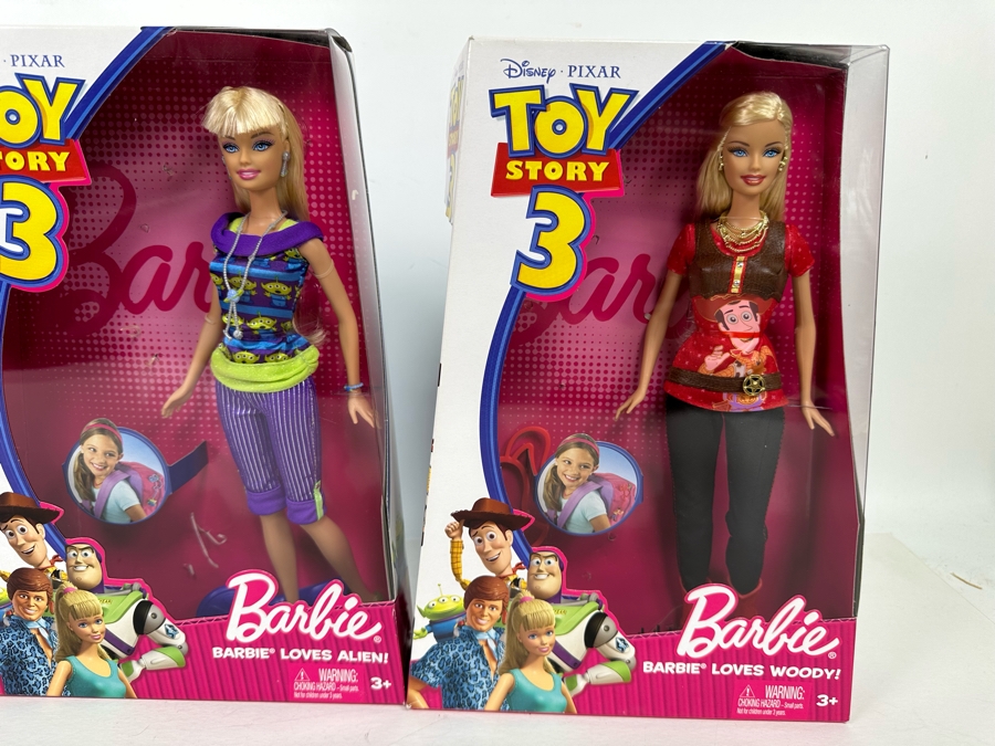 Toy Story 3 Mattel Barbie Dolls: Barbie Loves Buzz!, Barbie Loves Alien ...