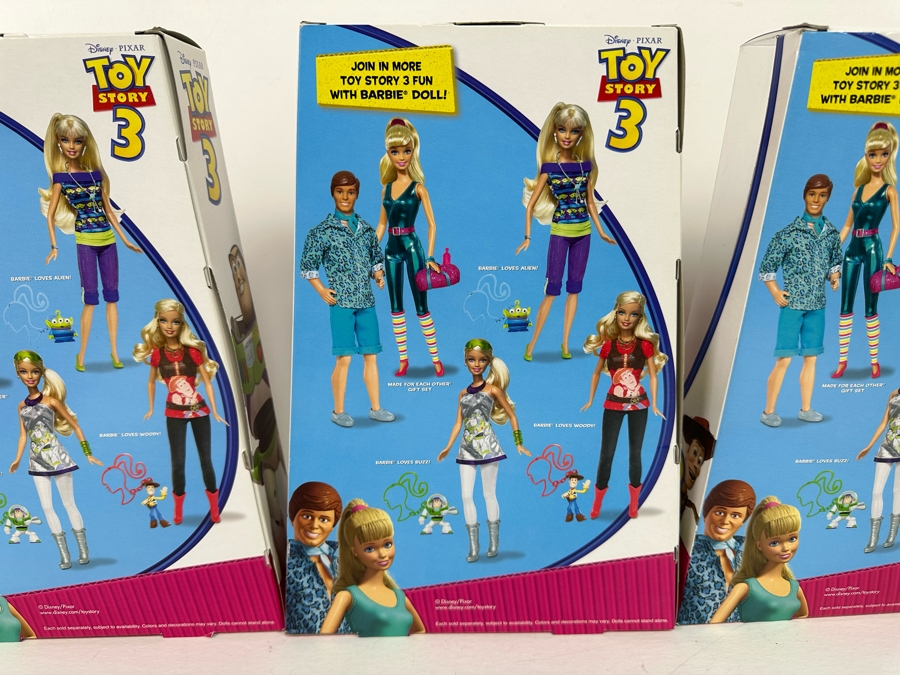 Toy Story 3 Mattel Barbie Dolls: Barbie Loves Buzz!, Barbie Loves Alien!, Barbie Loves Woody! 2009 New In Box R9295/R9296/R9297 [Photo 13]