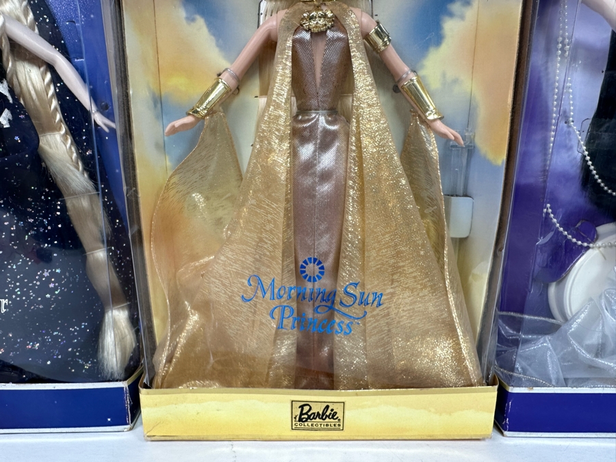 Celestial Collection: Evening Star Princess, Morning Sun Princess and Midnight Moon Princess Collector Edition Mattel Barbie Dolls 2000 New In Box 27689/27688/27690 [Photo 6]