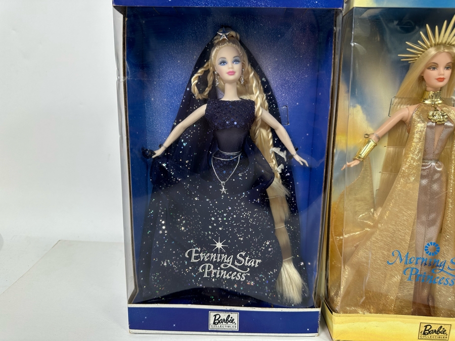 Celestial Collection: Evening Star Princess, Morning Sun Princess and Midnight Moon Princess Collector Edition Mattel Barbie Dolls 2000 New In Box 27689/27688/27690 [Photo 11]