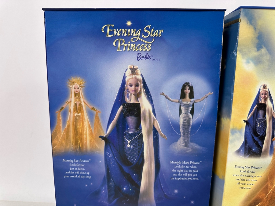 Celestial Collection: Evening Star Princess, Morning Sun Princess and Midnight Moon Princess Collector Edition Mattel Barbie Dolls 2000 New In Box 27689/27688/27690 [Photo 17]