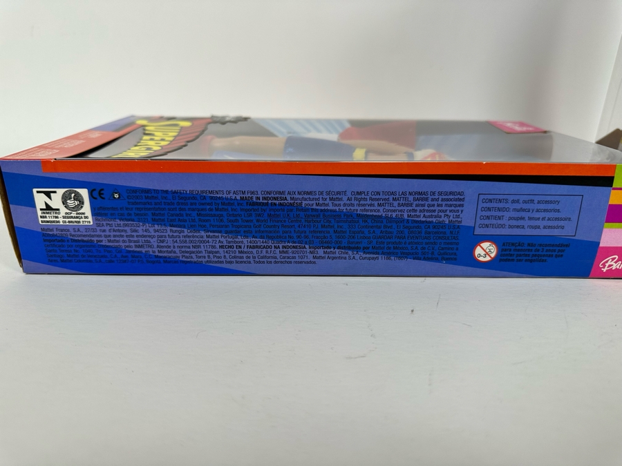 Superman and Supergirl Mattel Barbie and Ken Dolls 2005 New In Box J5289/B5837 [Photo 13]