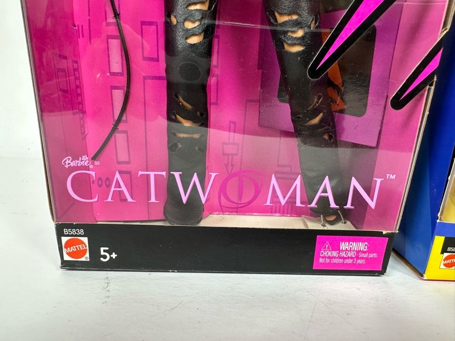 Catwoman and Batgirl Mattel Barbie Dolls 2004/2003 New In Box B5838/B5835 [Photo 7]