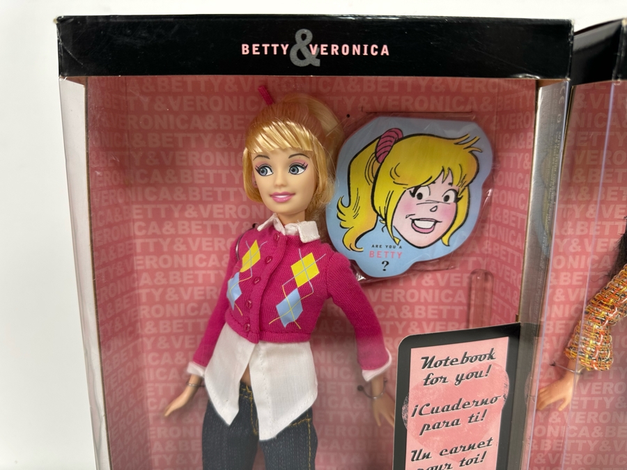 Betty and Veronica Mattel Barbie Dolls 2005 New In Box H7615/H7614 [Photo 3]