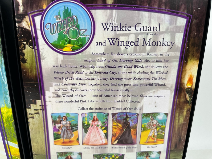 The Wizard of Oz Scarecrow and Winkie Guard & Winged Monkey Pink Collection Mattel Ken Dolls 2006 New In Box K8689/L1291 [Photo 12]
