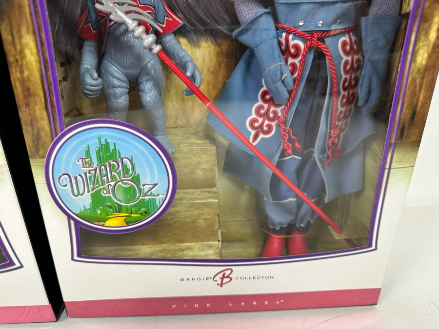 The Wizard of Oz Scarecrow and Winkie Guard & Winged Monkey Pink Collection Mattel Ken Dolls 2006 New In Box K8689/L1291 [Photo 9]