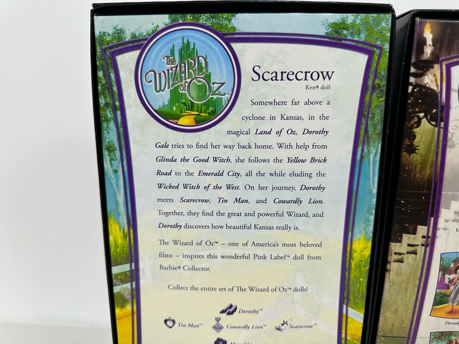 The Wizard of Oz Scarecrow and Winkie Guard & Winged Monkey Pink Collection Mattel Ken Dolls 2006 New In Box K8689/L1291 [Photo 11]