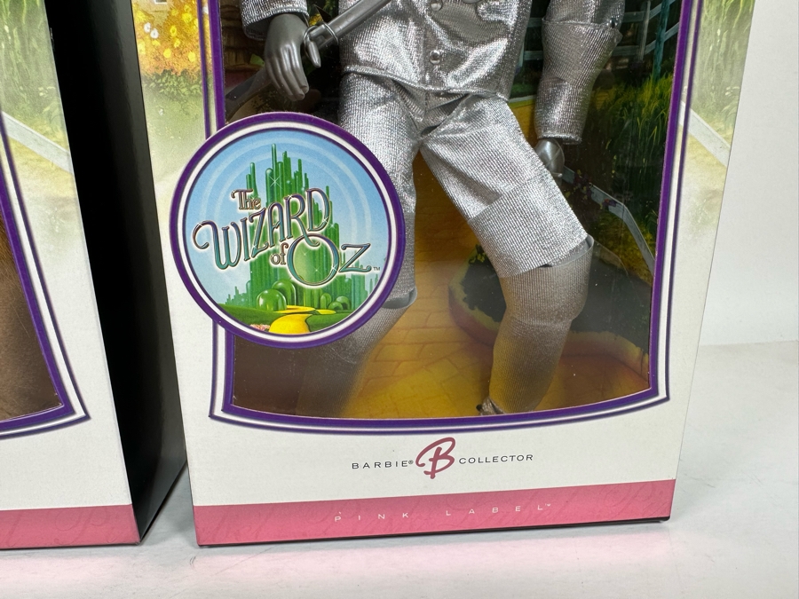 The Wizard of Oz Cowardly Lion and Tin Man Pink Collection Mattel Ken Dolls 2006 New In Box K8687/K8688 [Photo 11]