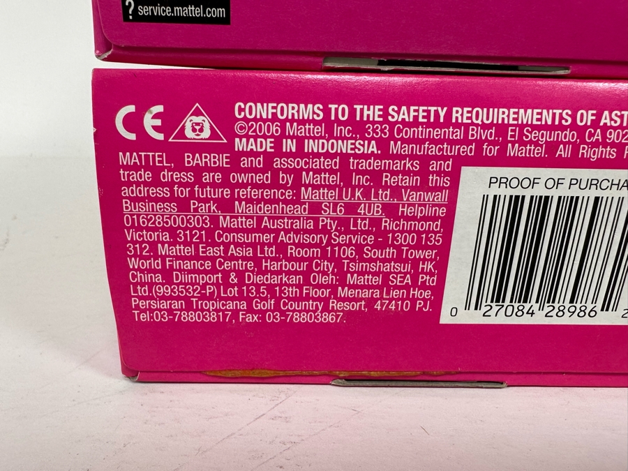 Trick or Chic, Halloween Hip and Halloween Party Mattel Barbie Dolls 2006 New In Box J0586/K8896/J0548 [Photo 12]