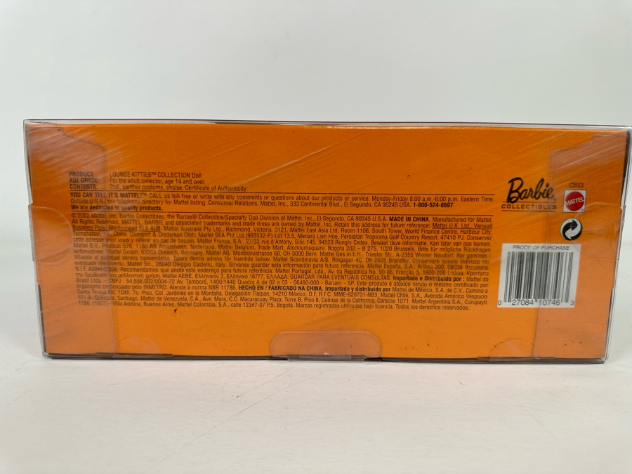 Lounge Kitties Collection Black Panther Mattel Barbie Doll 2003 New In Box C3553 [Photo 7]