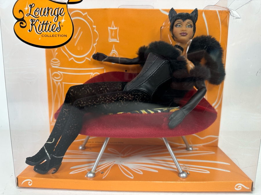 Lounge Kitties Collection Black Panther Mattel Barbie Doll 2003 New In Box C3553 [Photo 3]
